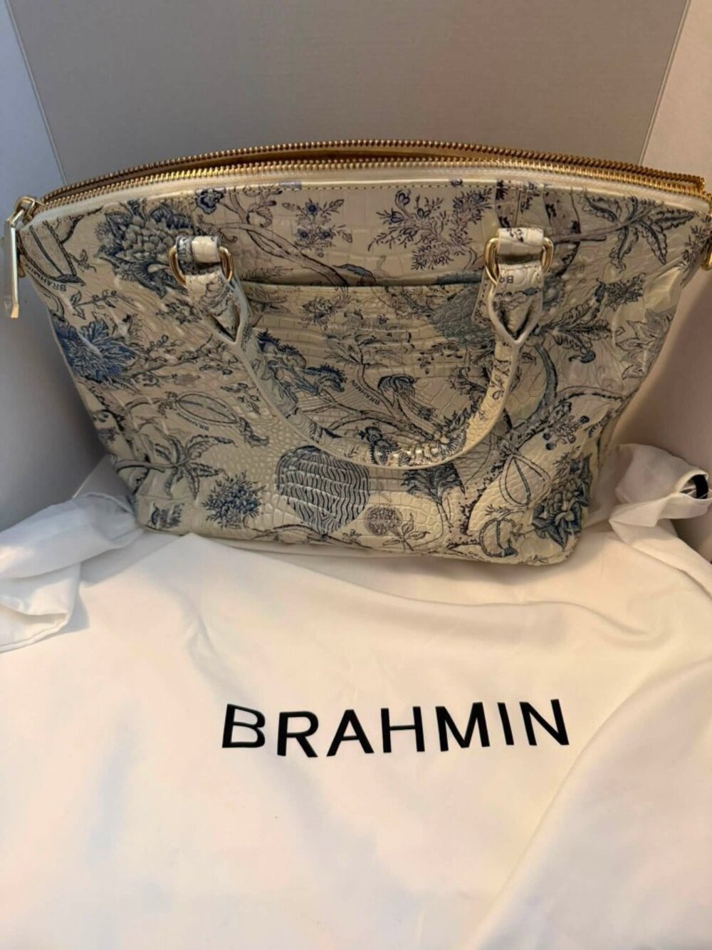Brahmin Duxbury Satched Blue Jay Melbourne - Picture 6 of 7